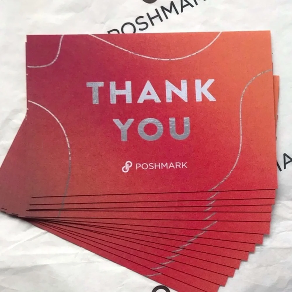 Poshmark Thank You Cards & Stickers bundle 🆕